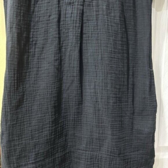 J. Crew Gauze shirt dress xs Beach Goth Grunge mobwife Minimalist Preppy - Picture 5 of 11